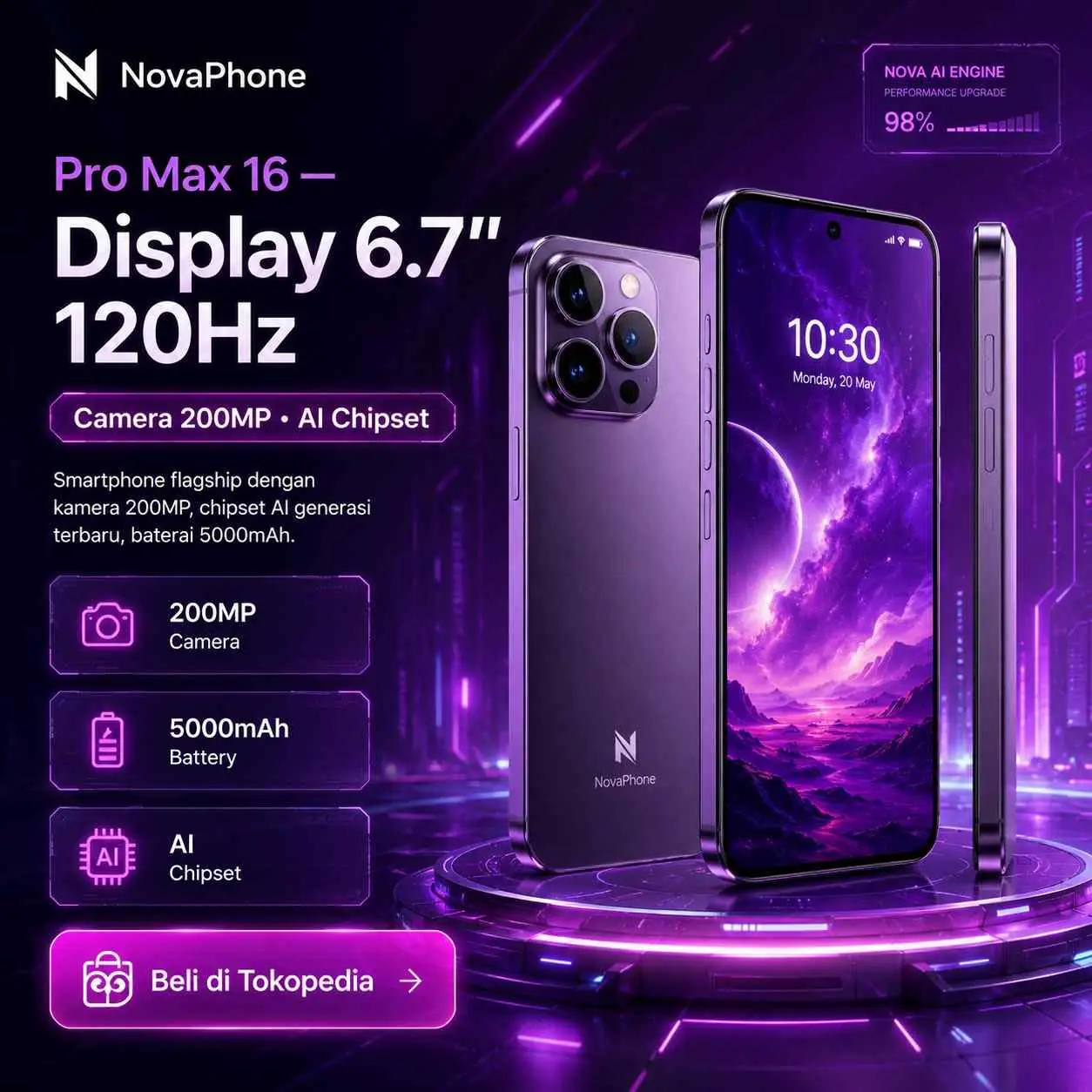 Gadget commercial render